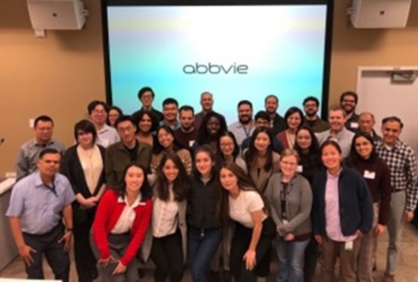 The AAPS at UIC Student Chapter visiting AbbVie in North Chicago (October 2023)